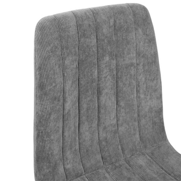Scaun de bucătărie DecoPrim DC-90 Velvet/ Dark Gray Black photo 5 Scaun de bucătărie DecoPrim DC-90 Velvet/ Dark Gray Black photo 5