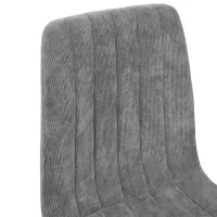 Scaun de bucătărie DecoPrim DC-90 Velvet/ Dark Gray Black photo 5