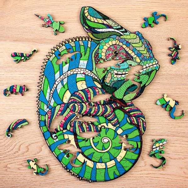 Puzzle 2D Ewa Toys Chameleon S 8+/ Numărul de piese: 80 photo 3