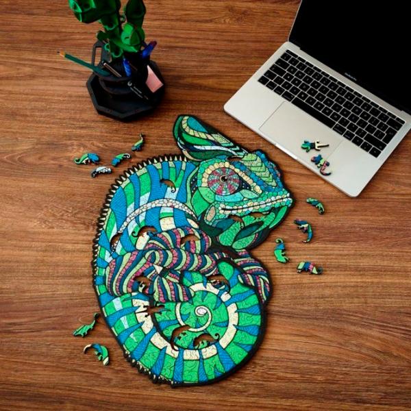 Puzzle 2D Ewa Toys Chameleon S 8+/ Numărul de piese: 80 photo 4