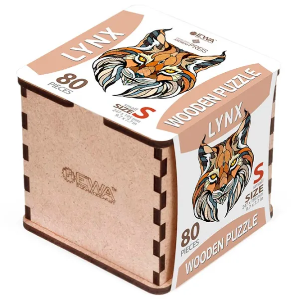 Пазл 2D Ewa Toys Lynx S 8+/ Количество деталей: 80 photo 3 Пазл 2D Ewa Toys Lynx S 8+/ Количество деталей: 80 photo 3