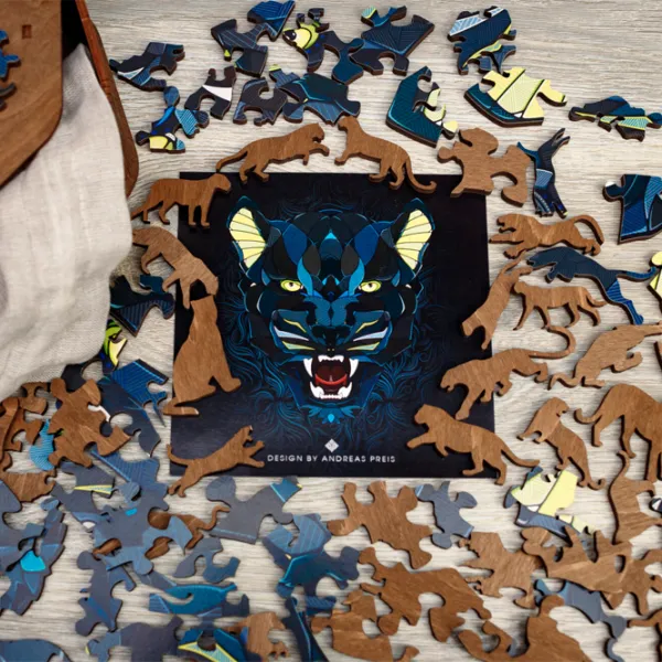 Puzzle 2D Ewa Toys Panther S 8+/ Numărul de piese: 80 photo 3 Puzzle 2D Ewa Toys Panther S 8+/ Numărul de piese: 80 photo 3