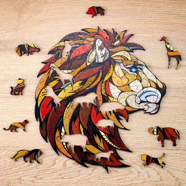 Пазл 2D Ewa Toys Lion S 8+/ Количество деталей: 80 photo 2