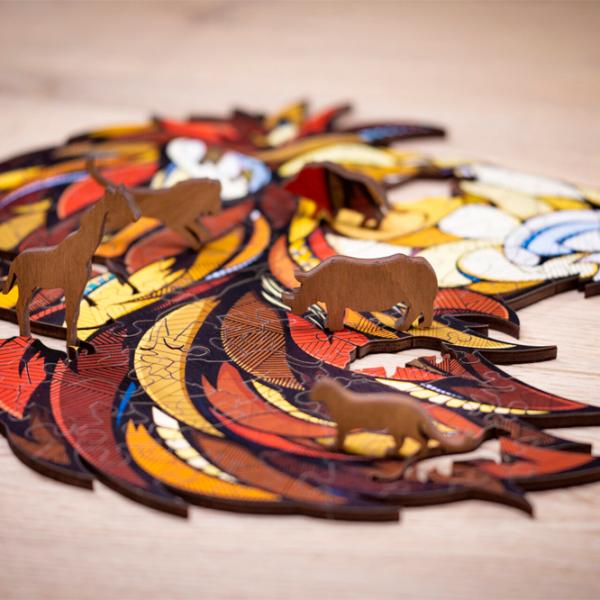 Пазл 2D Ewa Toys Lion S 8+/ Количество деталей: 80 photo 3