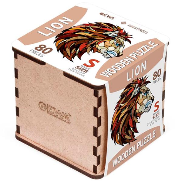 Пазл 2D Ewa Toys Lion S 8+/ Количество деталей: 80 photo 6