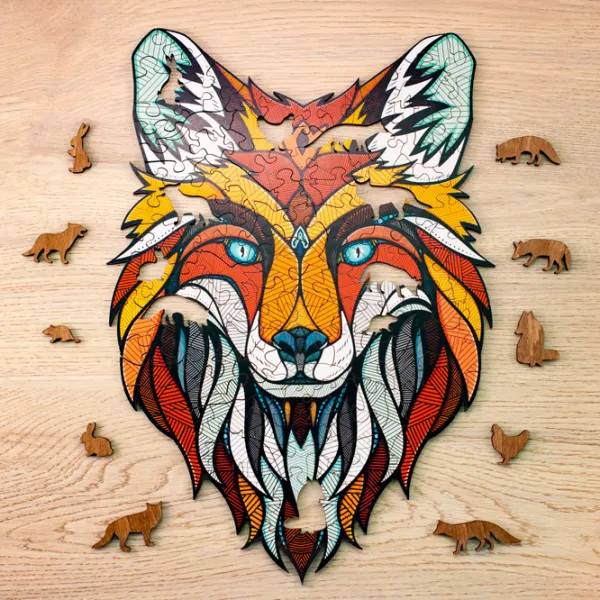 Puzzle 2D Ewa Toys Fox S 8+/ Numărul de piese: 90 photo 2