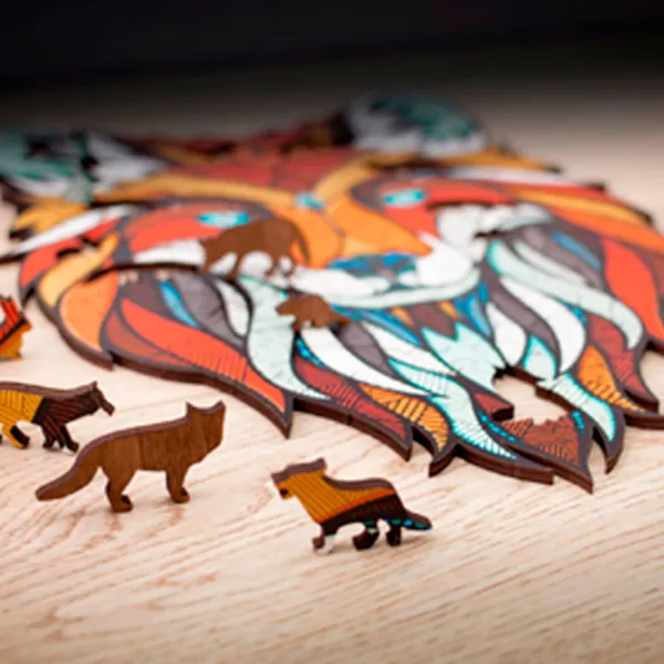 Puzzle 2D Ewa Toys Fox S 8+/ Numărul de piese: 90 photo 3