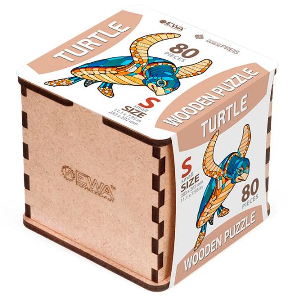 Пазл 2D Ewa Toys Turtle S 8+/ Количество деталей: 80 photo 3