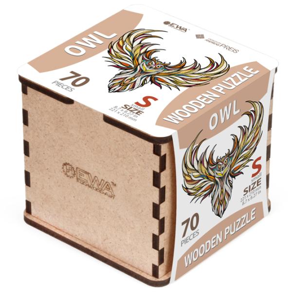 Puzzle 2D Ewa Toys Owl S 8+/ Numărul de piese: 70 photo 3 Puzzle 2D Ewa Toys Owl S 8+/ Numărul de piese: 70 photo 3