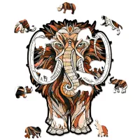 Пазл 2D Ewa Toys Mastodon S 8+/ Количество деталей: 80 photo 2