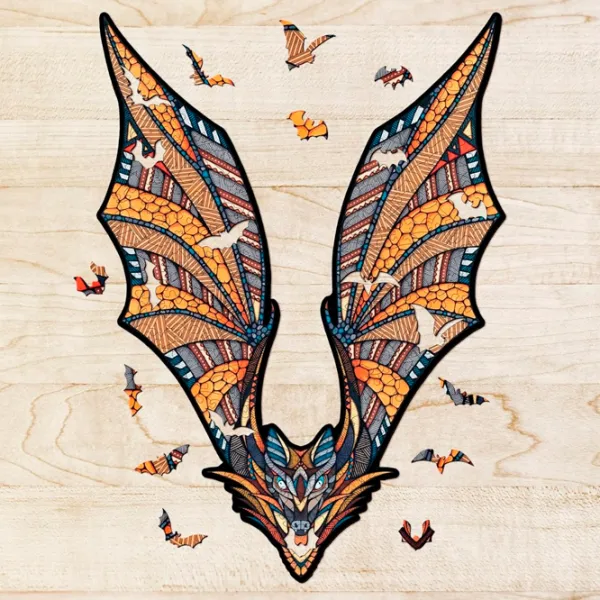 Puzzle 2D Ewa Toys Bat S 8+/ Numărul de piese: 60 photo 2 Puzzle 2D Ewa Toys Bat S 8+/ Numărul de piese: 60 photo 2