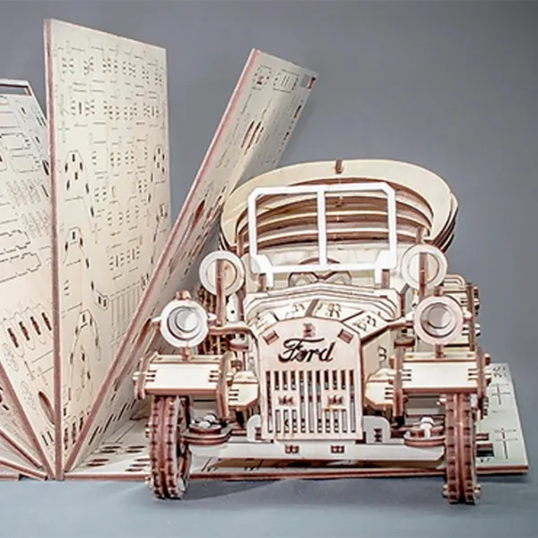 Puzzle 3D Ewa Toys Retrocar 14+/ Numărul de piese: 315 photo 4 Puzzle 3D Ewa Toys Retrocar 14+/ Numărul de piese: 315 photo 4