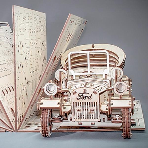 Puzzle 3D Ewa Toys Retrocar 14+/ Numărul de piese: 315 photo 4 Puzzle 3D Ewa Toys Retrocar 14+/ Numărul de piese: 315 photo 4