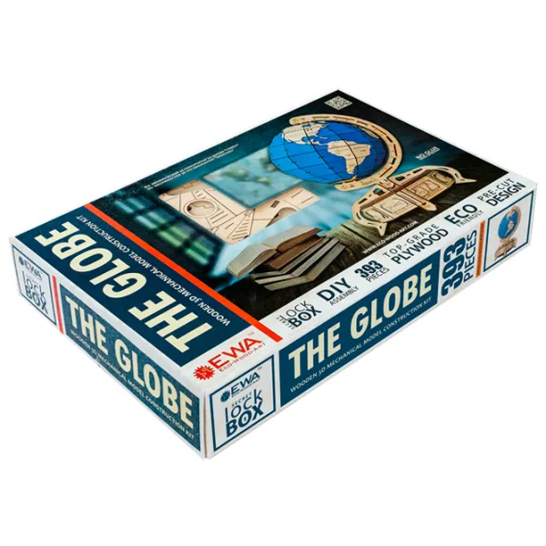 Puzzle 3D Ewa Toys Globe 14+/ Numărul de piese: 393 photo 5
