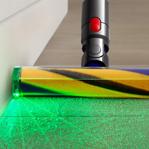 Вертикальный пылесос Dyson V15s Detect Dry and Web Submarine / Nikel Желтый photo 5