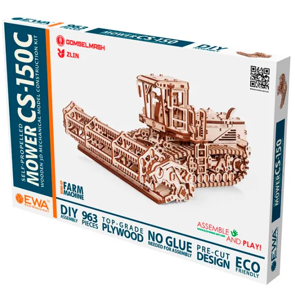 Пазл 3D Ewa Toys Self-Propelled Mower CS-150C 14+/ Количество деталей: 963 photo 14