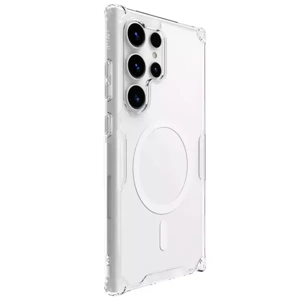 Husă pentru smartphone Samsung Galaxy S24 Ultra Nillkin/ Back/ PC/ Transparent White photo 2