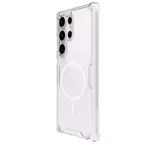 Husă pentru smartphone Samsung Galaxy S24 Ultra Nillkin/ Back/ PC/ Transparent White photo 3