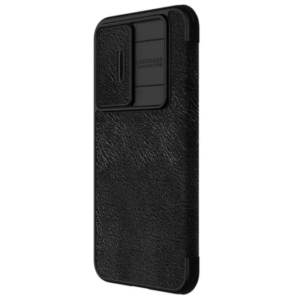 Husă pentru smartphone Samsung Galaxy S23 FE Nillkin/ Flip Cover/ Piele/ Black photo 2 Husă pentru smartphone Samsung Galaxy S23 FE Nillkin/ Flip Cover/ Piele/ Black photo 2