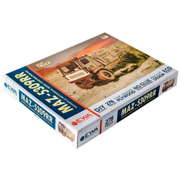 Пазл 3D Ewa Toys MAZ 5309RR 1:30 14+/ Количество деталей: 278 photo 5 Пазл 3D Ewa Toys MAZ 5309RR 1:30 14+/ Количество деталей: 278 photo 5