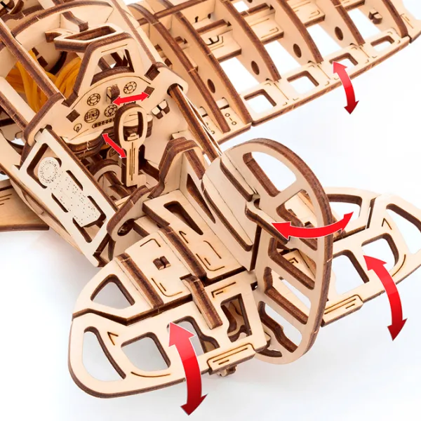 Пазл 3D Ewa Toys Airplane 14+/ Количество деталей: 346 photo 3
