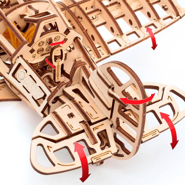 Пазл 3D Ewa Toys Airplane 14+/ Количество деталей: 346 photo 3