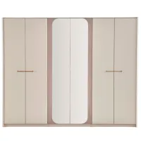 Шкаф Раздвижной Dogtas Nicole 270 x 61см x 219 / МДФ / Кремовый photo 2