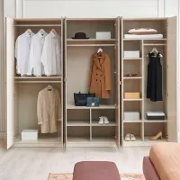 Шкаф Раздвижной Dogtas Nicole 270 x 61см x 219 / МДФ / Кремовый photo 3