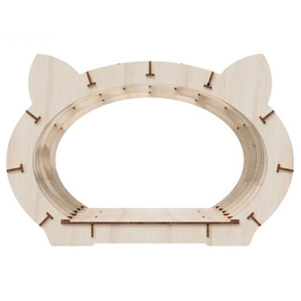 Когтеточка для кошек Ewa Toys Cat’s House Домик/ Напольная/ Wood photo 2