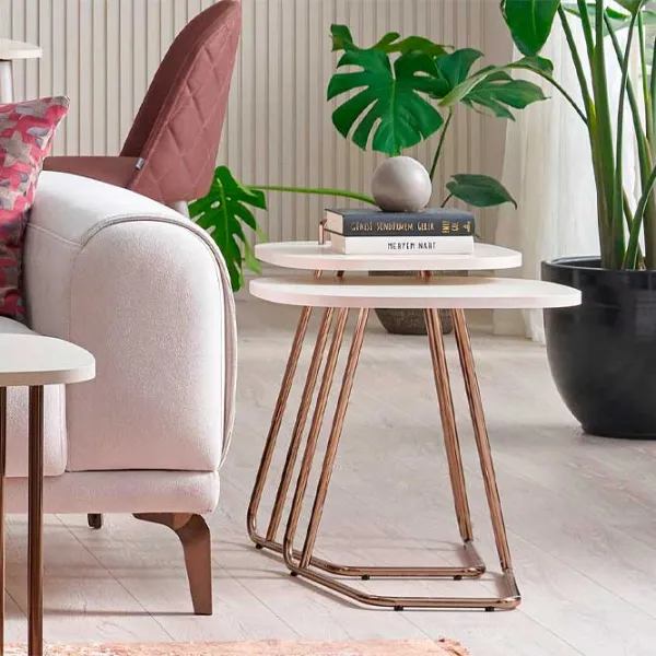 Măsuță de cafea Dogtas Nicole White photo 4