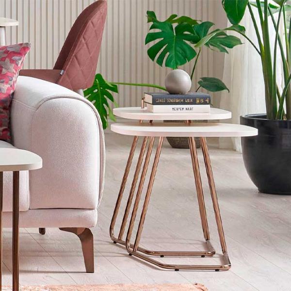 Măsuță de cafea Dogtas Nicole White photo 4