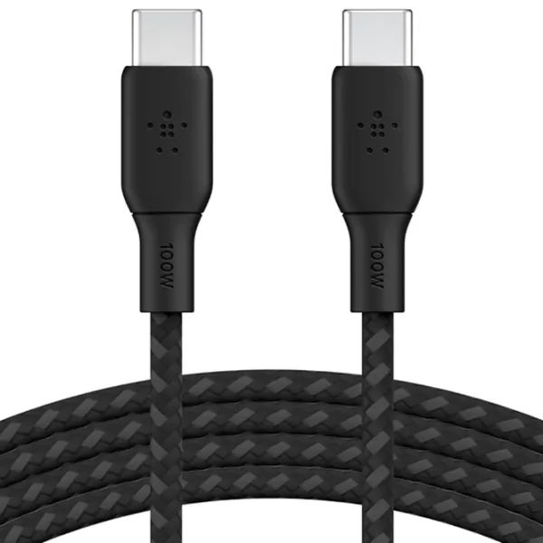 Кабель для телефона Braid Sil Belkin USB Type-C + USB Type-C 1 м/ Черный photo 3