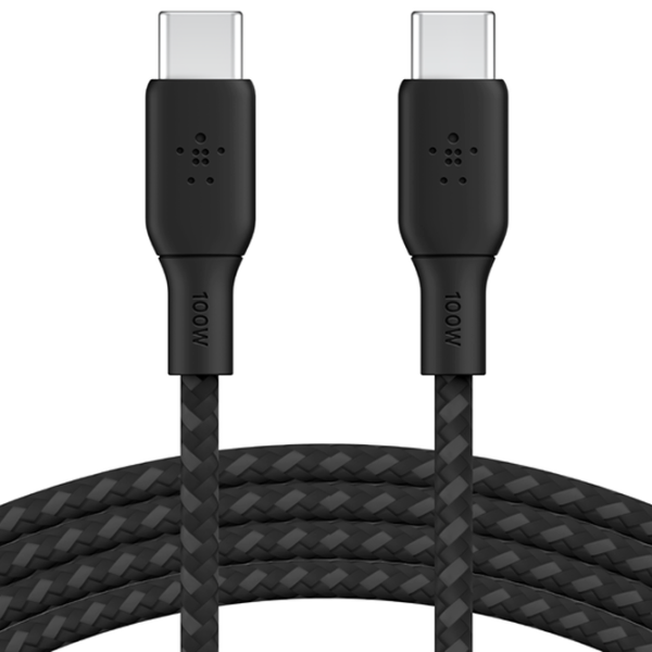 Кабель для телефона Braid Sil Belkin USB Type-C + USB Type-C 1 м/ Черный photo 3
