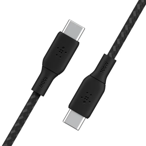 Кабель для телефона Braid Sil Belkin USB Type-C + USB Type-C 1 м/ Черный photo 4