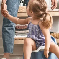 Oliță BabyBjorn Potty Chair Deep 055269A Unisex / 12+ luni / Blue photo 3