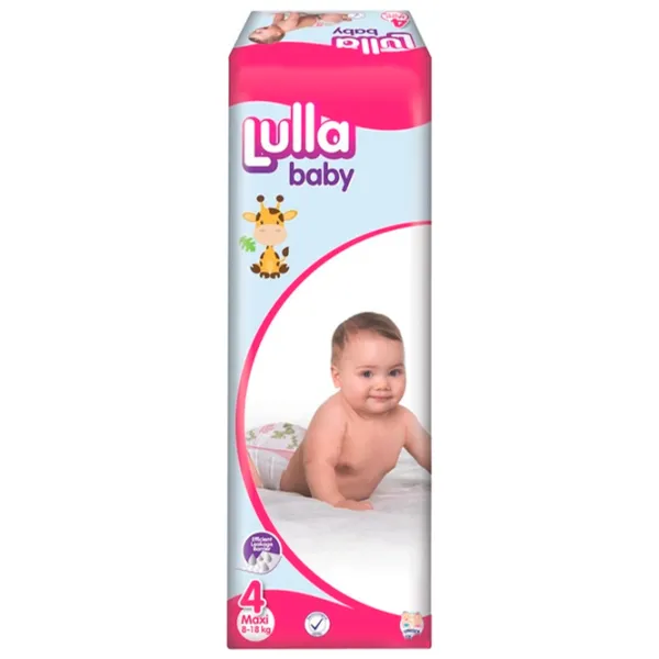 Scutece pentru copii Lulla Baby Maxi 4 8 - 18 kg/ 60 buc. photo 2 Scutece pentru copii Lulla Baby Maxi 4 8 - 18 kg/ 60 buc. photo 2