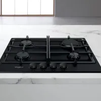 Plită încorporabilă pe gaz Whirlpool TGML 660 NB Oțel emailat/ Black photo 5