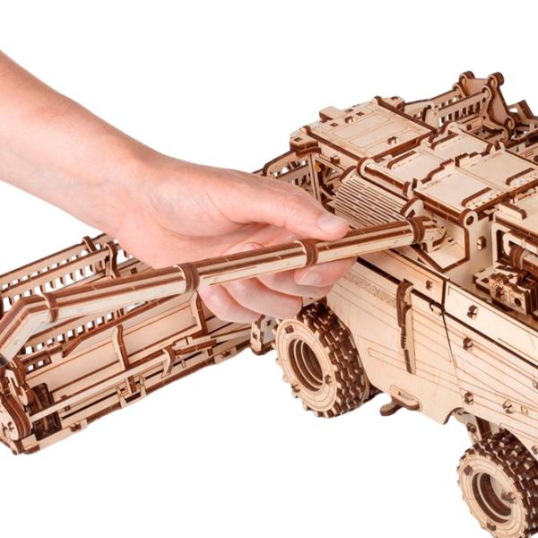 Пазл 3D Ewa Toys Harvesting Combine With Grain Header 14+/ Количество деталей: 864 photo 4