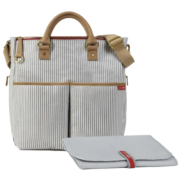 Geantă pentru mămici Skip Hop Duo Editie Speciala French Gray photo 2