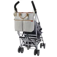 Geantă pentru mămici Skip Hop Duo Editie Speciala French Gray photo 3