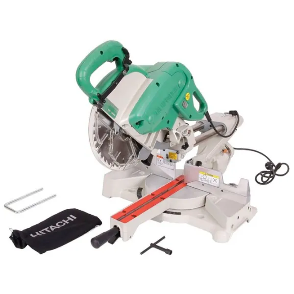 Fierăstrău pentru tăieri înclinate Hikoki C10FSH-LA 255 mm/ Green photo 3