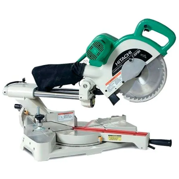 Fierăstrău pentru tăieri înclinate Hikoki C10FSH-LA 255 mm/ Green photo 5