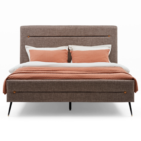 Кровать Dogtas Larina 160 x 200 см/ ЛДСП/ Коричневый photo 2