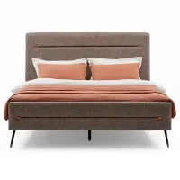 Кровать Dogtas Larina 160 x 200 см/ ЛДСП/ Коричневый photo 2
