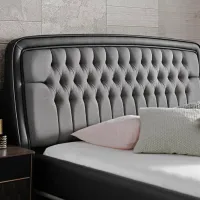 Кровать Dogtas Diamond 180 x 200 см/ МДФ/ Черный photo 3