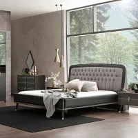 Кровать Dogtas Diamond 180 x 200 см/ МДФ/ Черный photo 5