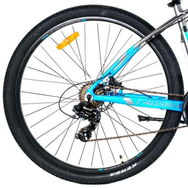 Велосипед Crosser QUICK 29" 17.5" Алюминий/ Серый Синий photo 2 Велосипед Crosser QUICK 29" 17.5" Алюминий/ Серый Синий photo 2