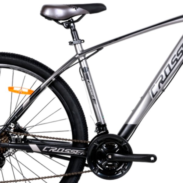 Bicicletă Crosser QUICK 26" 17" Aluminiu/ Black Gray photo 3