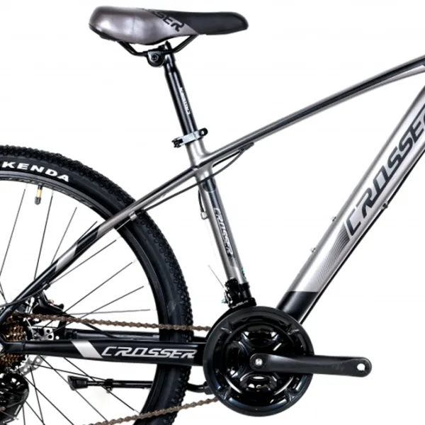 Bicicletă Crosser X880 26" 15.5" Aluminiu/ Gray Black photo 3