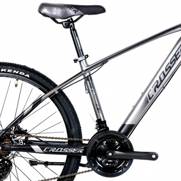 Bicicletă Crosser X880 26" 15.5" Aluminiu/ Gray Black photo 3